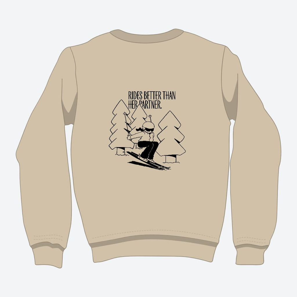 She Rides Better Than Her Partner