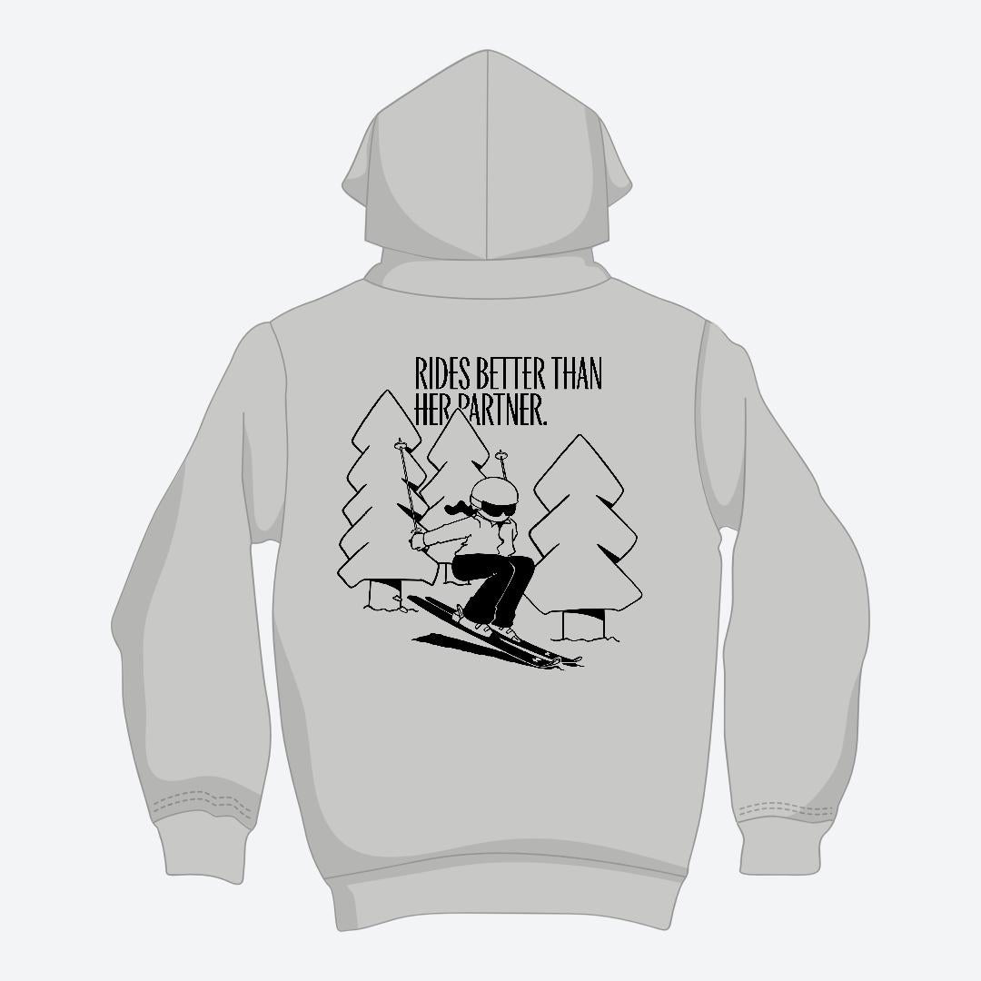 She Rides Better Than Her Partner