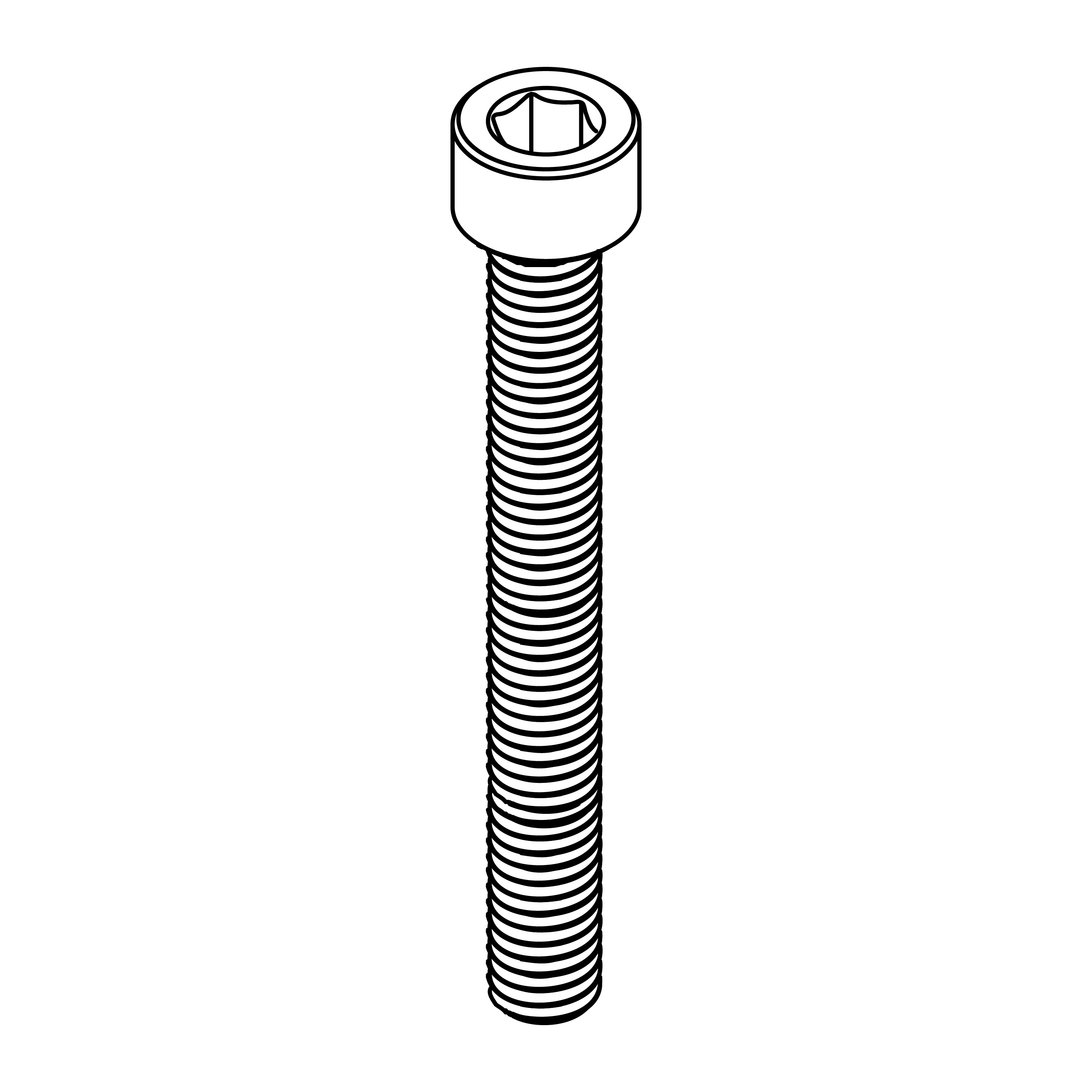 Socket Head Cap Screw - M6 - 1 x 70 mm - SC033