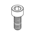 Socket Head Cap Screw - M8 - 1.25 x 14 mm - SC035