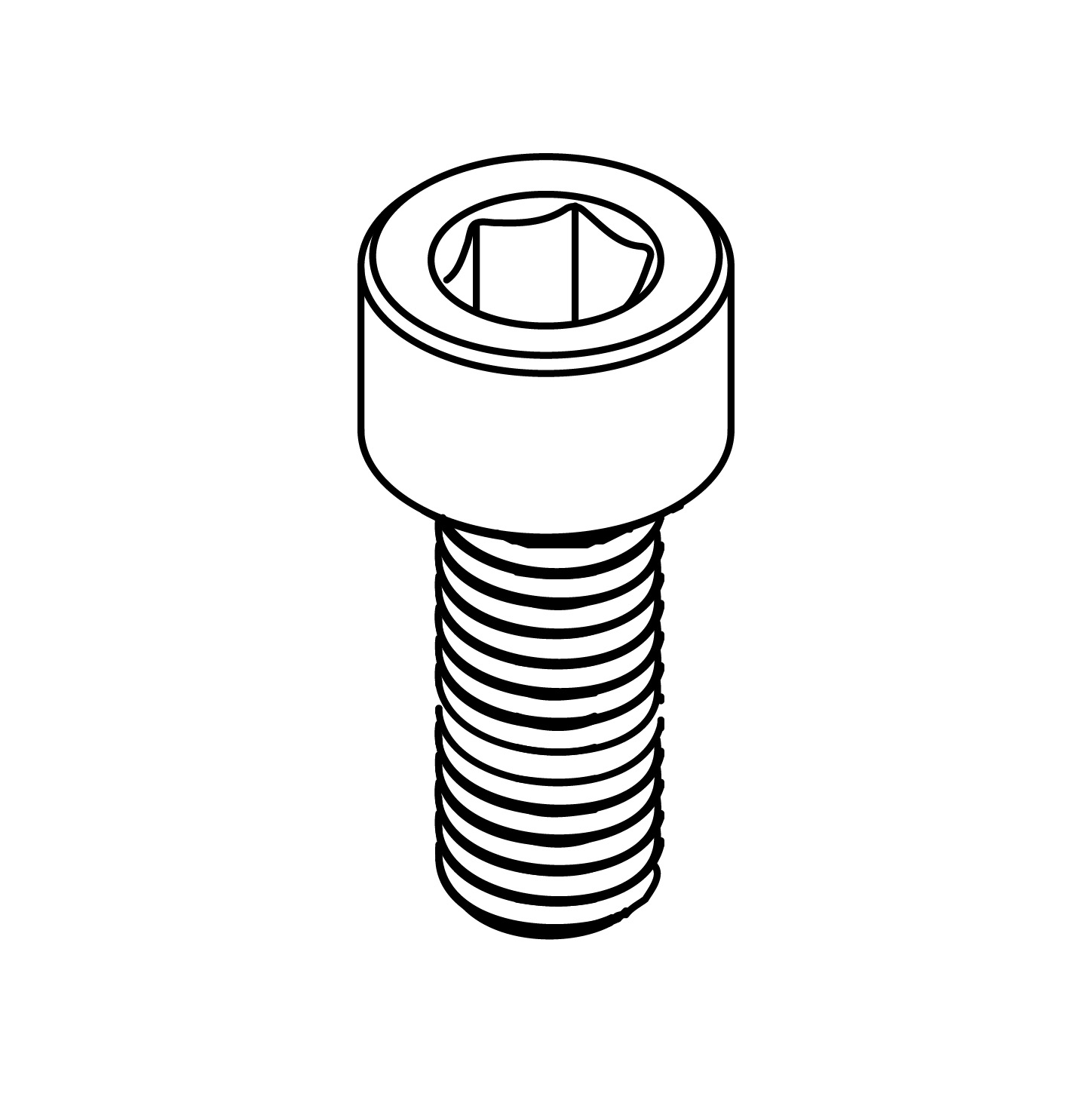Socket Head Cap Screw - M8 - 1.25 x 14 mm - SC035